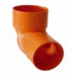 Raccordo PVC Arancio curva WC